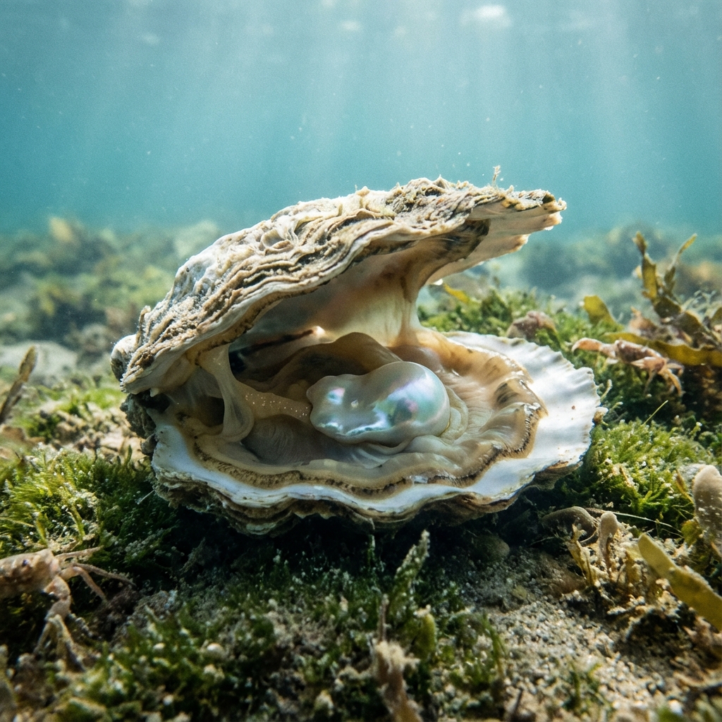 Natural Pearl Formation